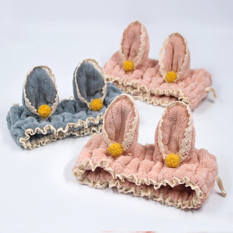 Factory Direct Microfiber lace Makeup Showering Hairband Terry Cloth Headband Bath Washing Face Hair Band