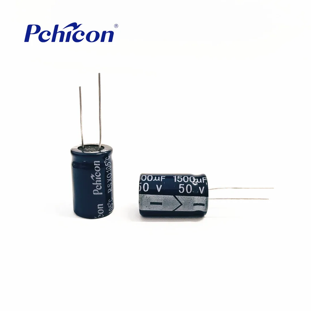 Pchicon 50V1500uF 18*20 RS 105Deg 8KHRS первоначально поставка фабрики алюминиевый электролитический конденсатор с алюминиевой крышкой
