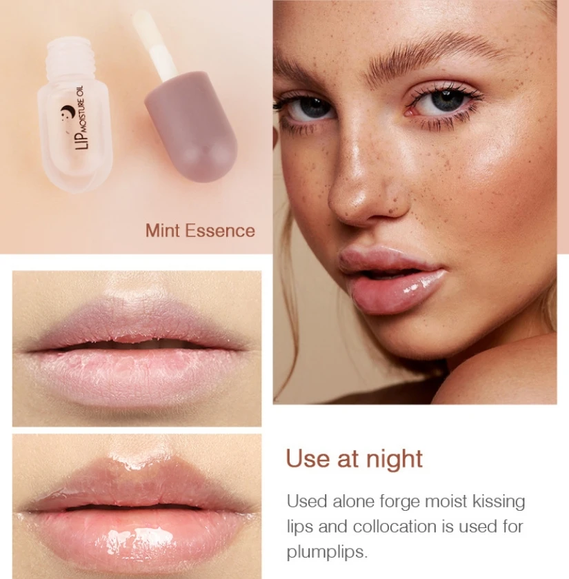 2 Pcs/set Plant Extract Moisturizing Repairing Plumping Lips Improving Lip Lines Ginger Mint Lip Balm