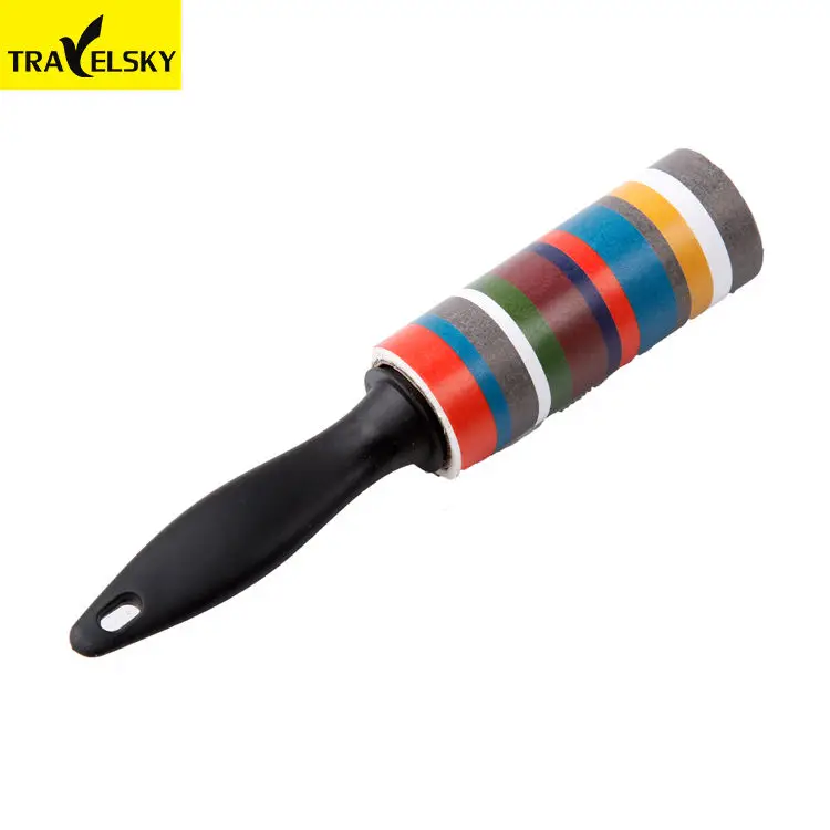 Travelsky Hot Sale Long Handle Clothes Cleaning Lint Roller Sticky Brush