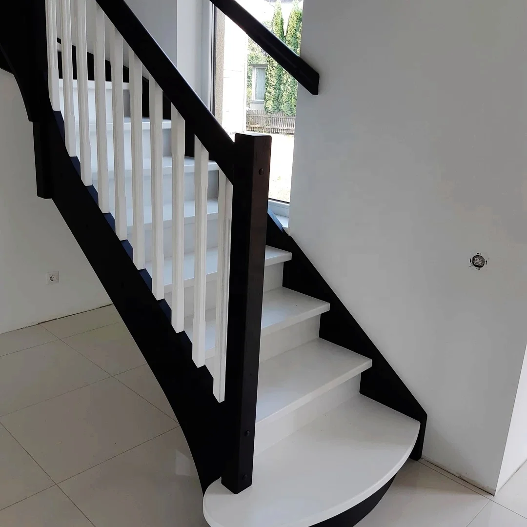 Good Quality Straight Beam Ladder For Loft Apartments On The Second Floor Of Duplex Steel And Wood Staircase