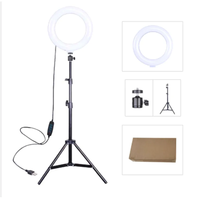 Custom Adjustable selfie mobile phone fill light led ring lamp photo light studio photo shoot  ring light
