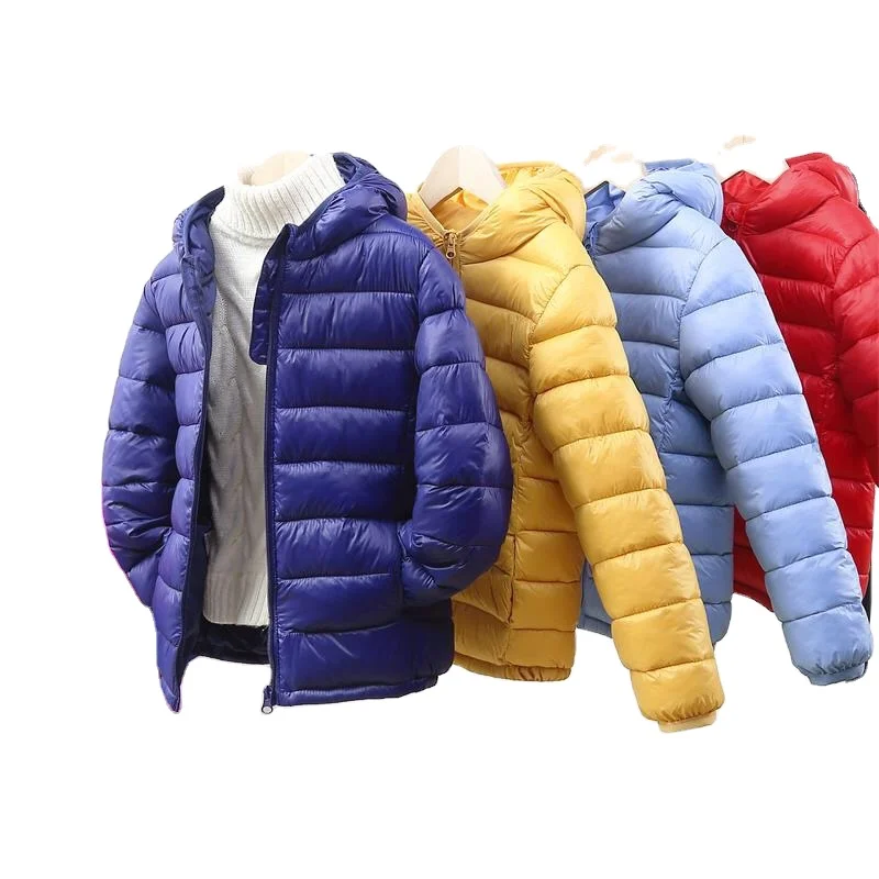 Jacket Winter Spring Fall Toddler Outerwear, Teenage Girls Kids Hooded Cotton Coat