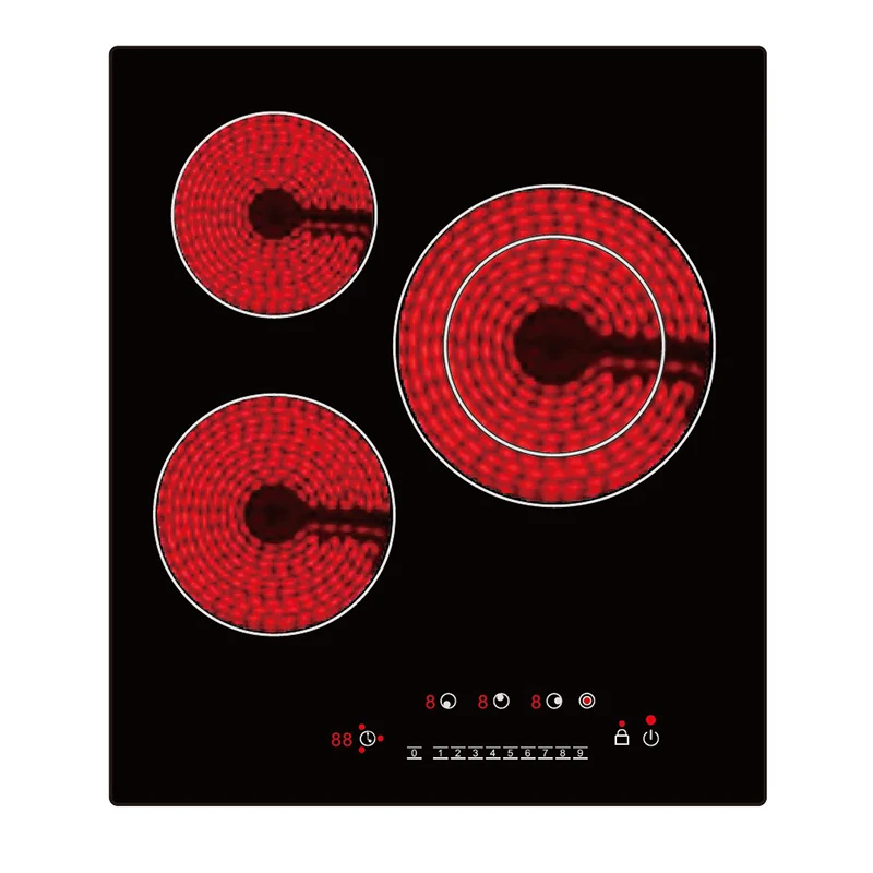 High Quality Ceramic Cooker  Black Crystal Face Plate Electric Ceramic Cooktops Smart Home Appliances