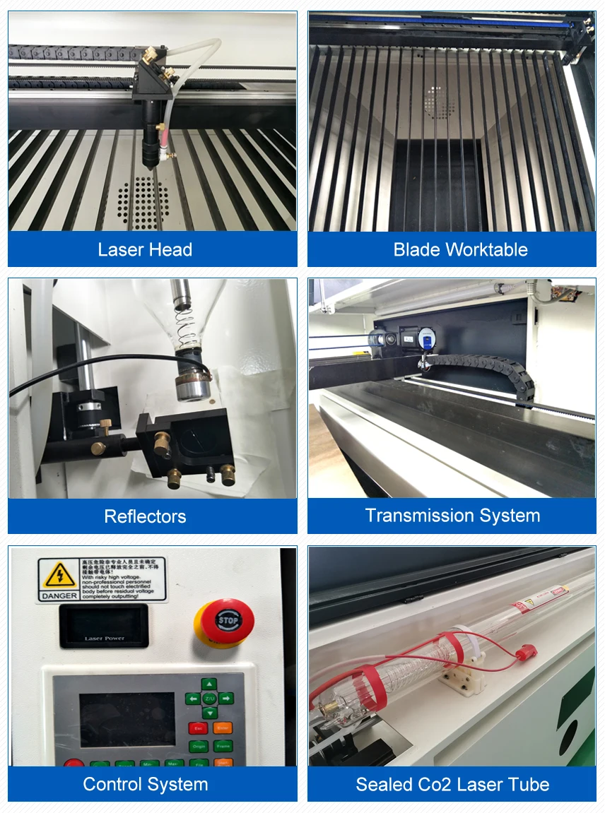 Superstar new 1390 CO2 laser cutting machine with RD control system for leather