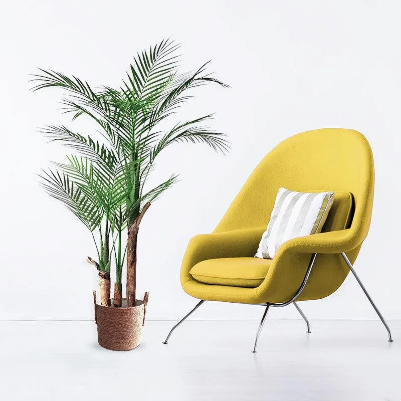 High Quality Nordic Simulation Sunflower Tree Palm Leaf Simulation Plant Potted Large Green Plant Living Room Bonsai