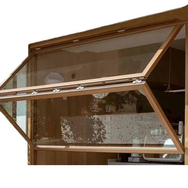 Aluminum Alloy Large Sunroom Frameless Suspended  Aluminium Alloy Folding up Window