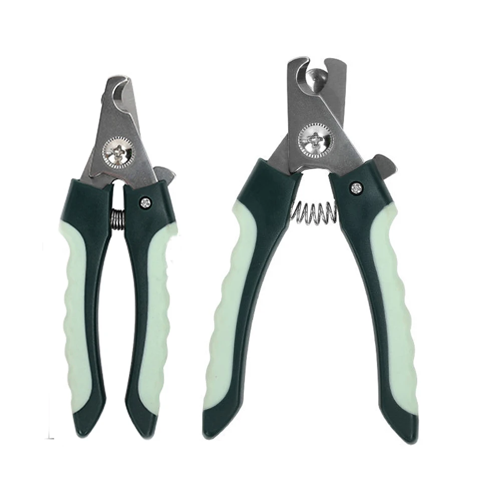 Professional Dog Stainless Steel Sharp Nail Trimmer Upgrade Wide Open Pet Nail Clippers with Safe Lock