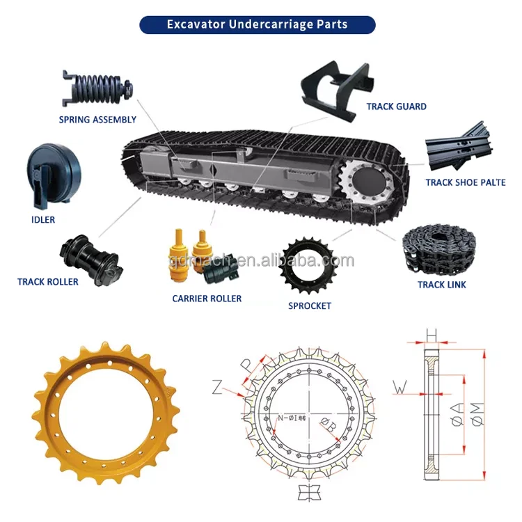 Wholesale Hitachi Excavator Parts EX200 330 Segment Chain case Sprocket