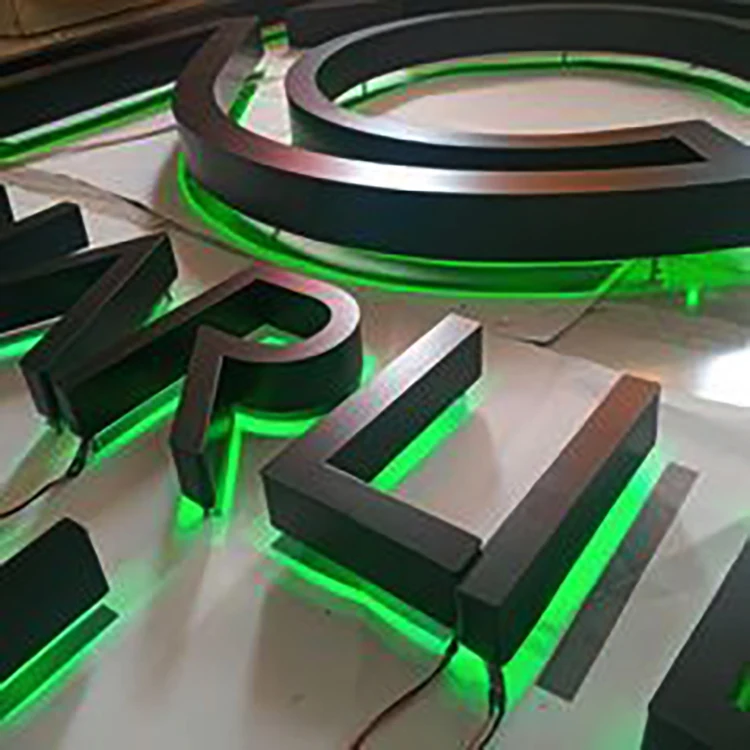  Chinahoo стена rgb матовая Двусторонняя светодиодная подсветка логотип акриловые знаки для