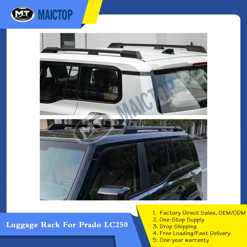 High-Quality Aluminum Alloy Carry On Luggage Rack Car Roof Rack Luggage Rack For Prado LC250