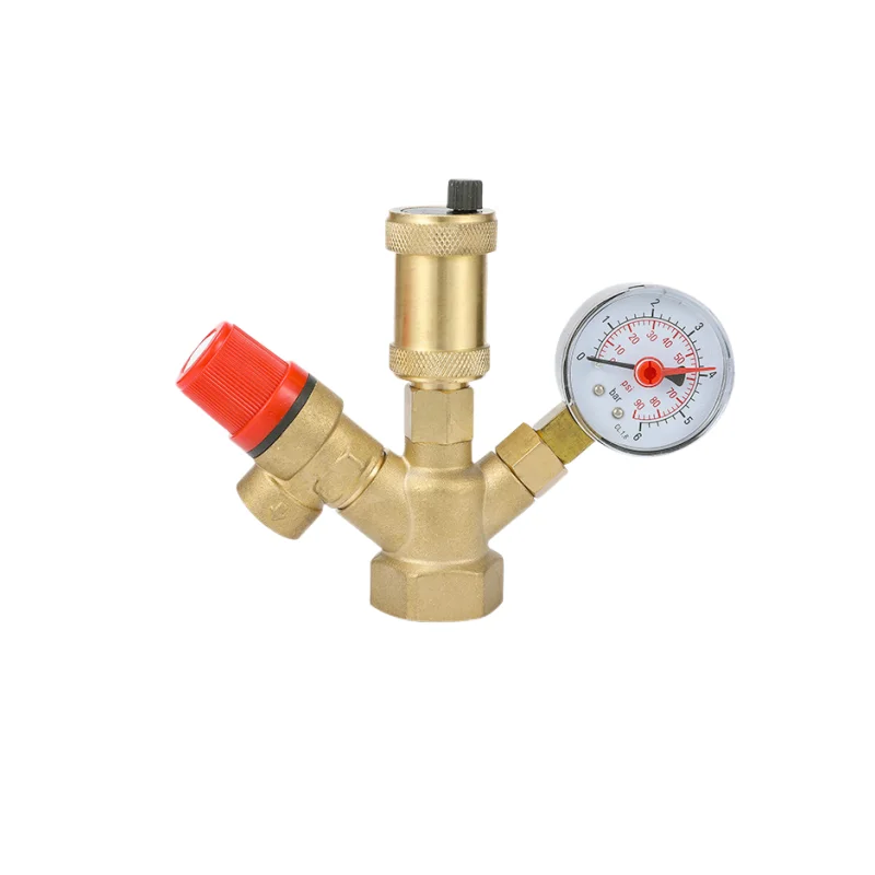 Assembled Safety Group with Air Vent Pressure Gauge