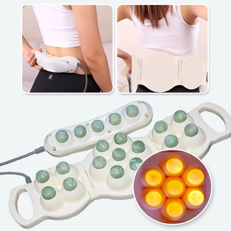All In One Jade Korea Electric Thermal Heating Head Full Body Massage Tables & Beds