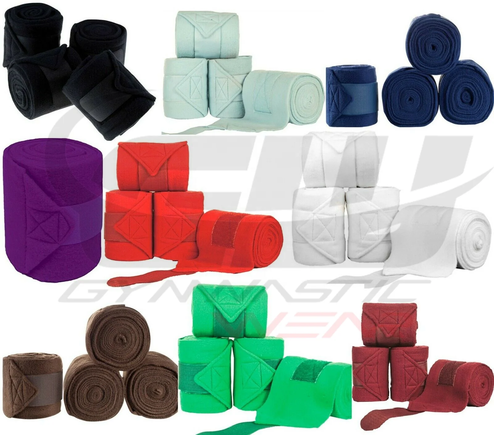 GYMNASTIC WEAR  High Quality Polar Horse Fleece Bandages Polo Wraps Leg Wraps Equestrian