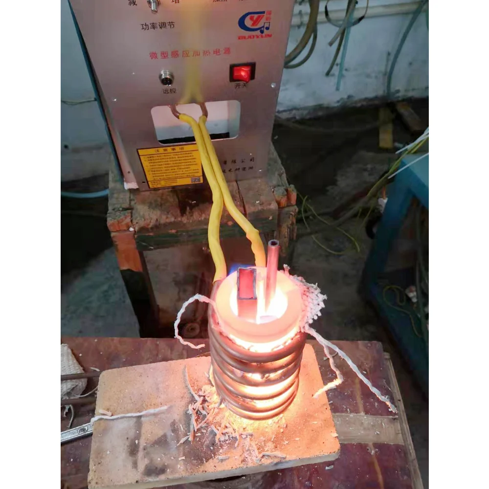 RXS High quality Electric small portable induction smelting furnace for gold silver melting equipment with competitive price
