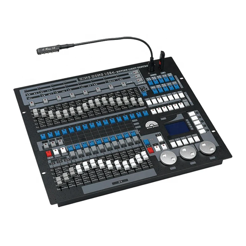 Профессиональная сценическая световая консоль хорошего качества DMX512 Освещение kingkong 1024 контроллер