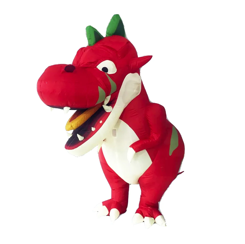 Advertising Custom Inflatables Products Costume Suit cartoon Animal Moving Walking Inflatable Dragon Dinosaur
