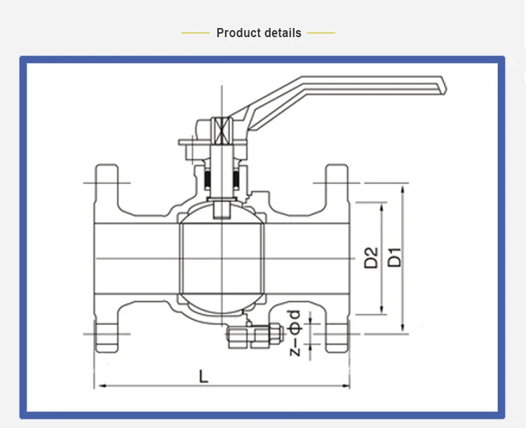Handle 2 Inch Ball Valve Stainless Steel