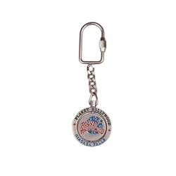 new fashion style spinning zinc alloy metal souvenir keychain, metal souvenir keychains state name,souvenir keychain las vegas