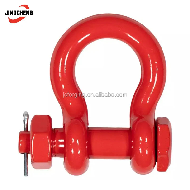 From 1/3T to 150T Anchor Shackle Bolt Type with Safety Pin and Nut G2130