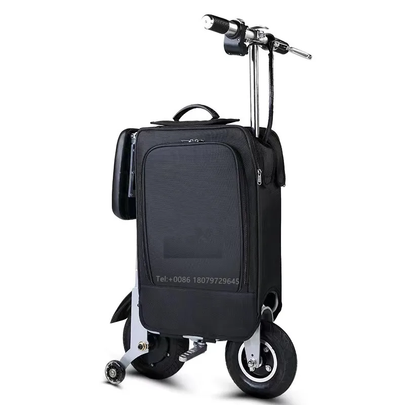 electronic scooter suitcase ABS PC aluminum alloy trolley suitcase & travel luggage set