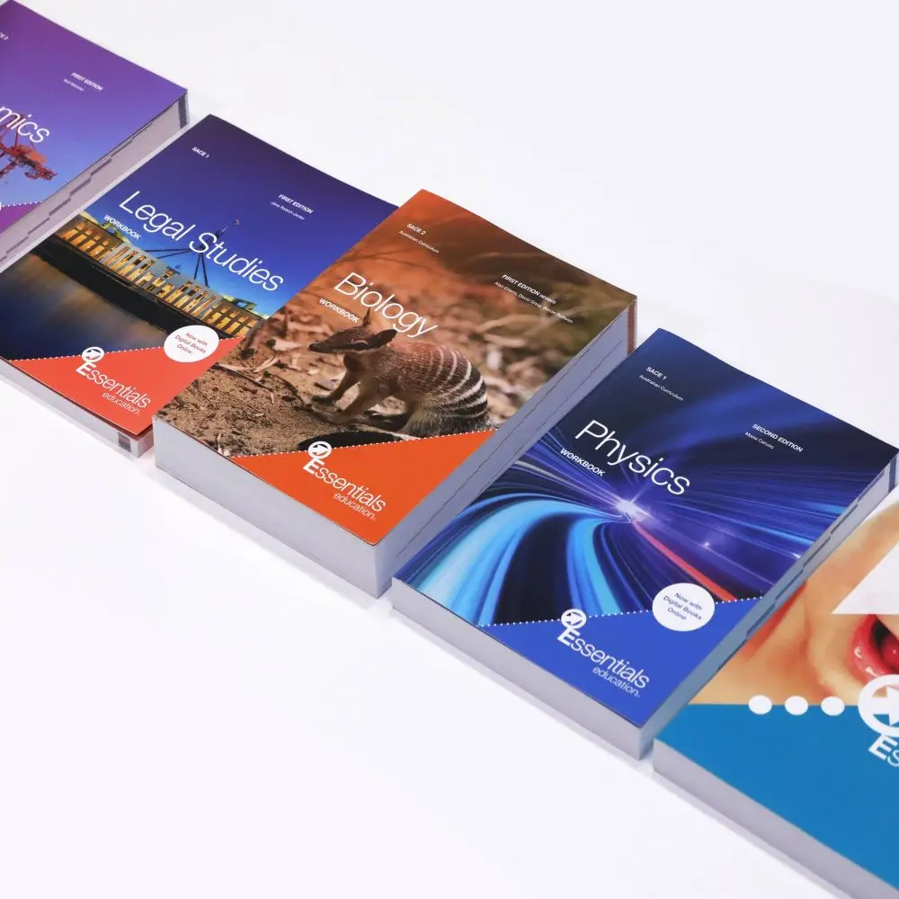 GIGO Wholesale Custom Perfect Binding College Educational Books workbook printing textbook with High Quality Printing