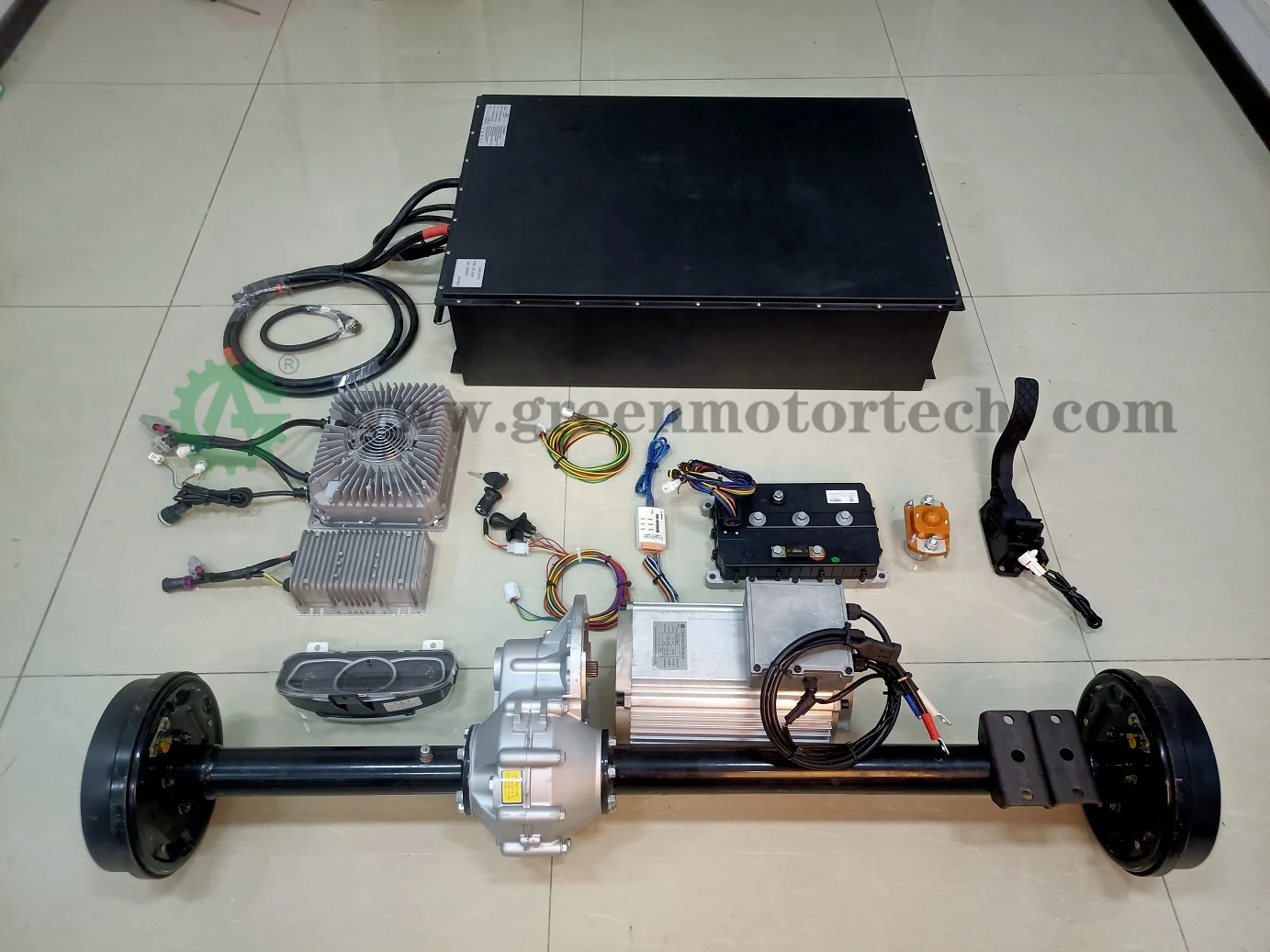 3KW drive systerm for Golf cart mini cart  , Motor  controller battery charger  rear axle   gearbox