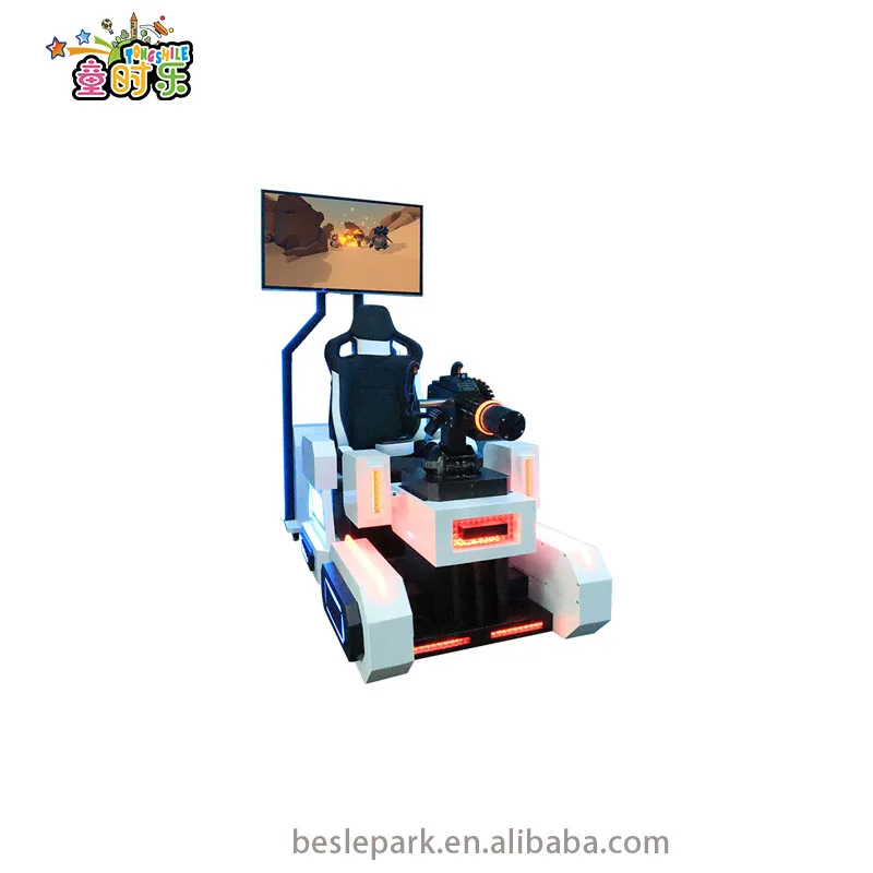 Besirui VR Shooting Gatling 9D Virtual Reality Arcade Game Machine Level Break Adventure Fun VR Shooting Simulator