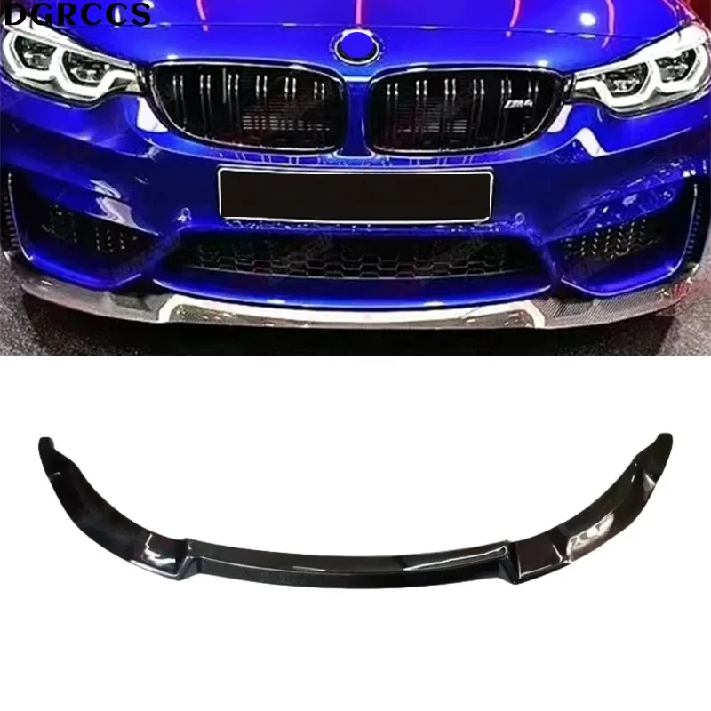 For BMW M3 M4 F80 F82 2014-2018 CS style carbon fiber front lip front bumper front shovel accessory kit
