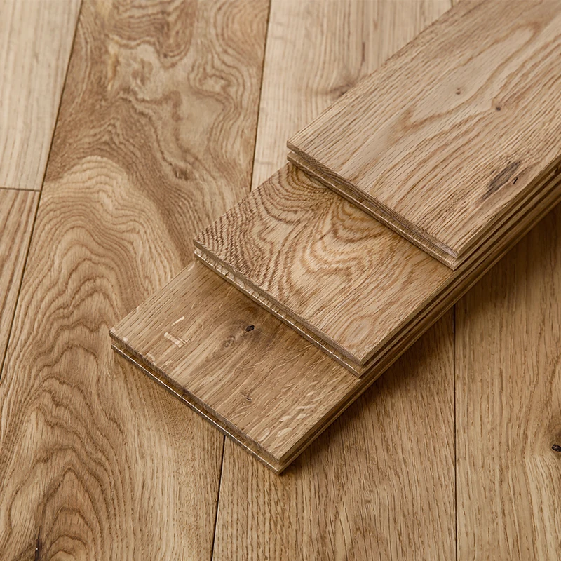 Wholesale solid oak flooring hand-grabbed 18mm wood flooring hardwood