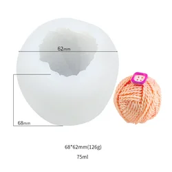 Ball of Yarn Silicone Resin Molds DIY Sweaters Gloves Cactus Shape Baking Cake Decorating Tools Soap Candle Molds