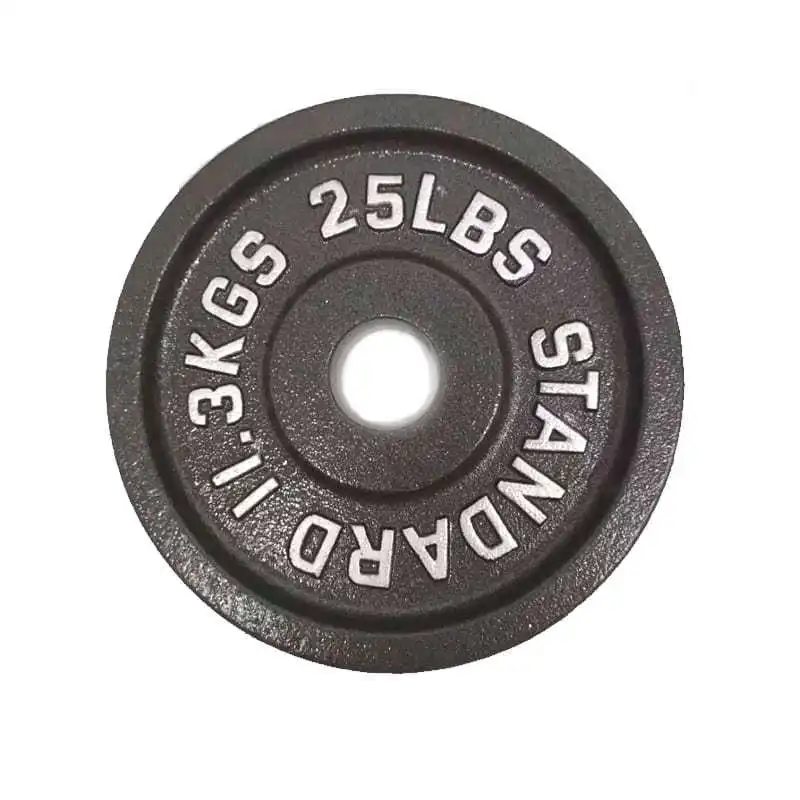 Solid Cast Iron Weight Plates for Barbell Cast Iron Weight Plates Customized Weighted Bumper Competition Plate