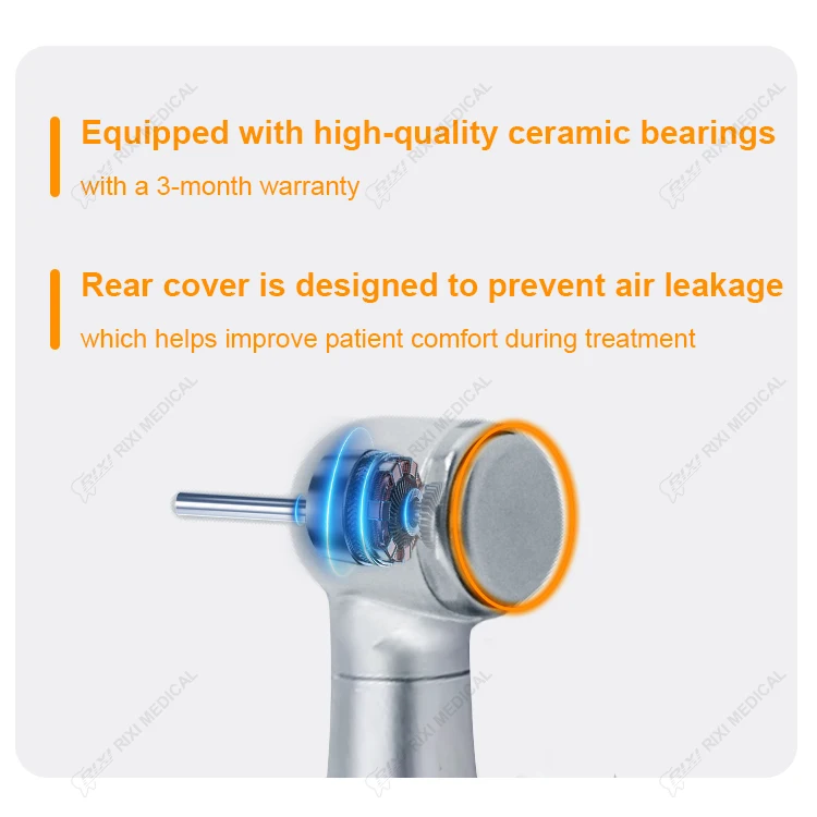 Dental Handpieces Dental Equipment Ceramic Cartridge LED High Speed Surgical Handpiece