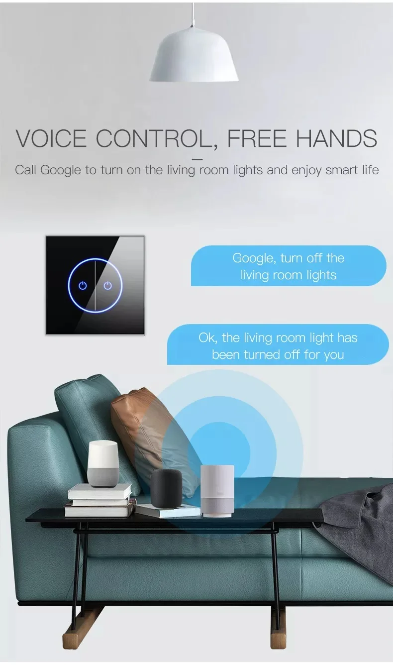 Переключатель TYSH для умного дома с поддержкой Wi-Fi + Zigbee