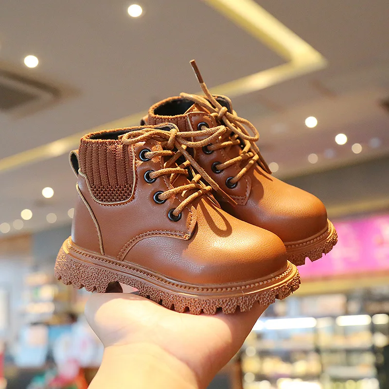 Booties 2 Year Old Boy Toddler Autumn High Top Older Girls Fashion Combat Spring Long Boots Shoes For Kids