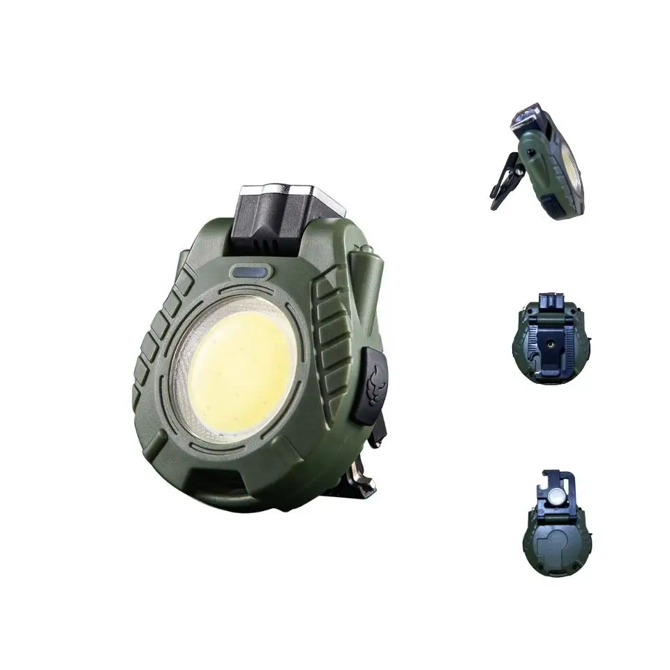 SOHOT Strong light COB induction magnetic rechargeable camping headwear LED flashlight