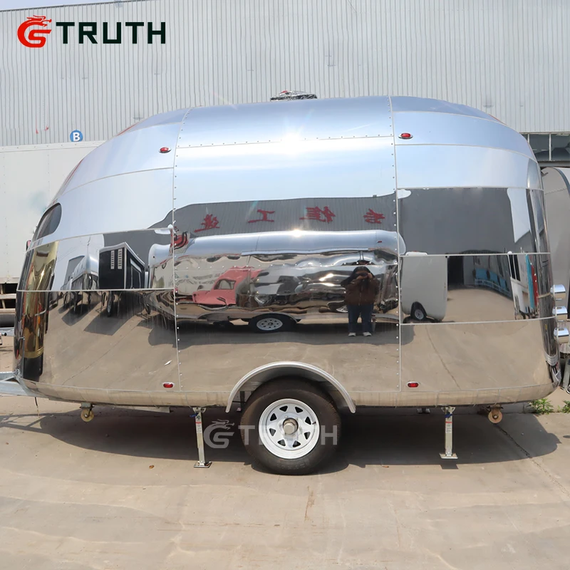 Fully Equipped consession trailer food trailer Pass inspection Europe Customized bakery Food Cart Snack Food
