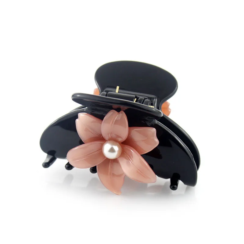 Honey Flower France Premium Mini Hair Claw Clips Flower embellished Hair Clips for Women Glitter Clips