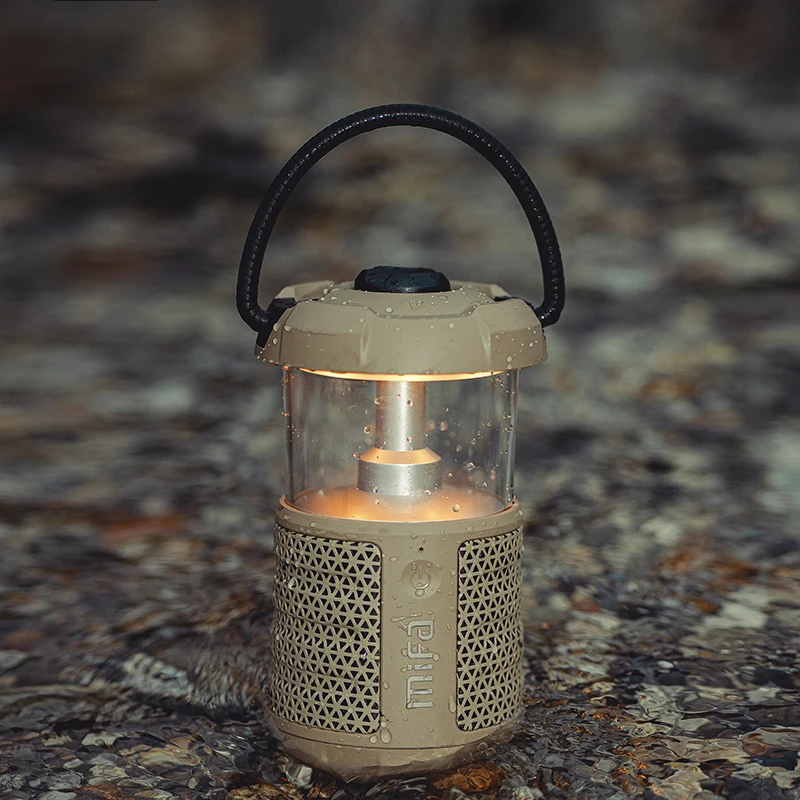 Hot sell Waterproof Portable  USB Charging Camping Lights And Speaker For Travelling And Camping