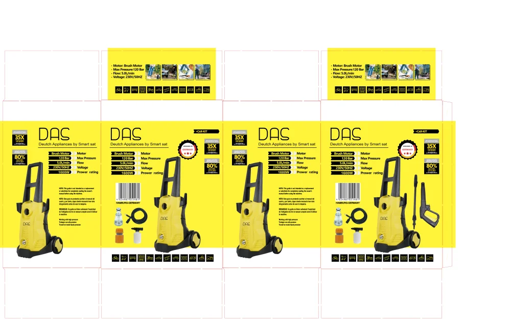 promotional 1600w long service life  high pressure car washer