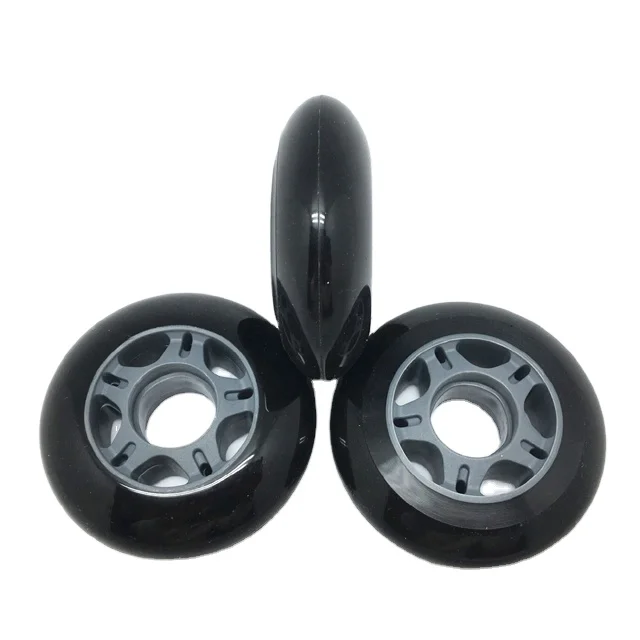 PU inline skates wheels roller wheels 72MM White PU  Indoor Outdoor Roller Hockey wheels 72x24mm 72x22mm