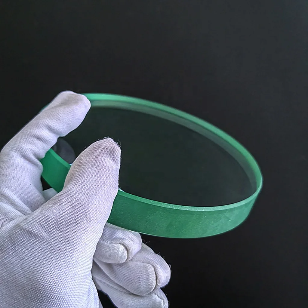 Round High Borosilicate Glass Any Size High Temperature Resistant Glass For Boiler