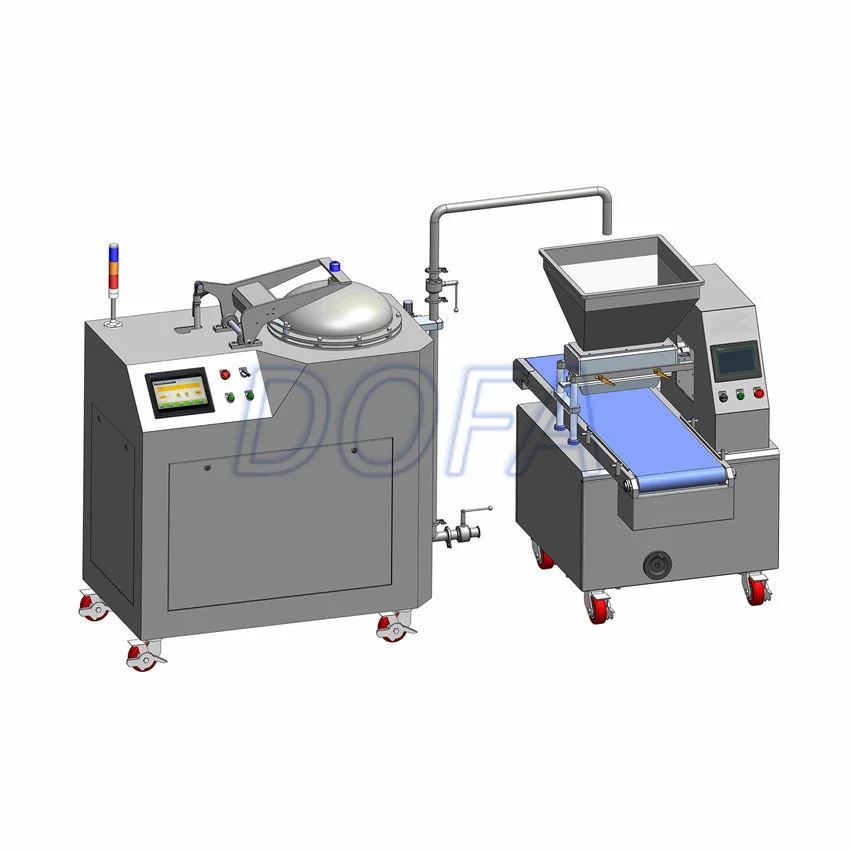 Full Automatic Chiffon Cake Batter Aeration Machine Marshmallow Chiffon Sponge Cake Batter Yogurt Aerating Machine