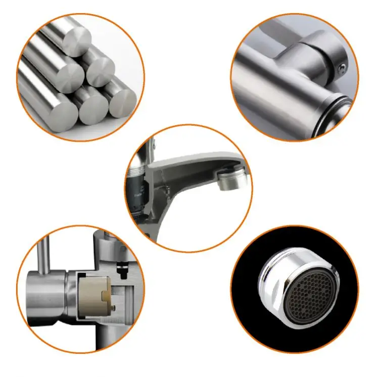 Современная кухонная раковина из нержавеющей стали 304 с двойными чашами