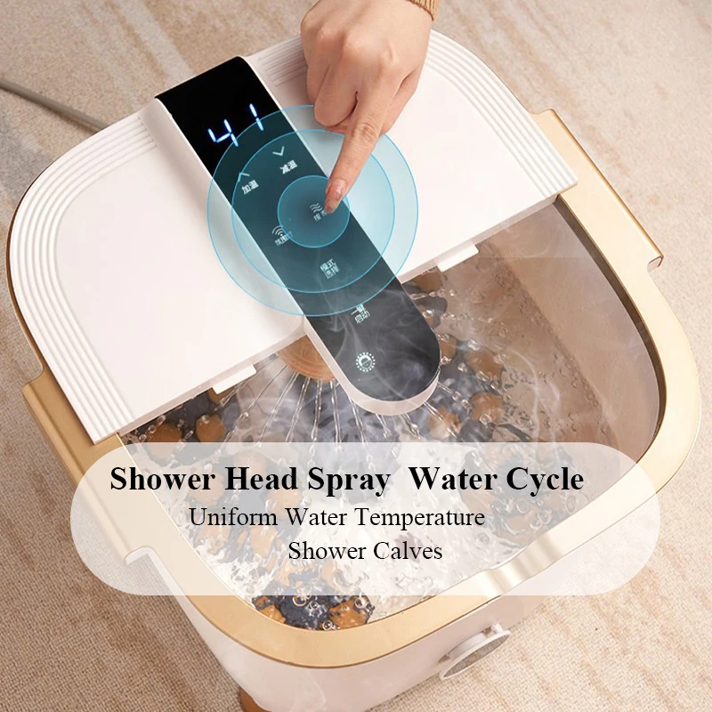 Factory Wholesale Foot Spa Massager Portable Foot Bath Machine Foot Bath Bucket Automatic Heating Pedicure Bowl