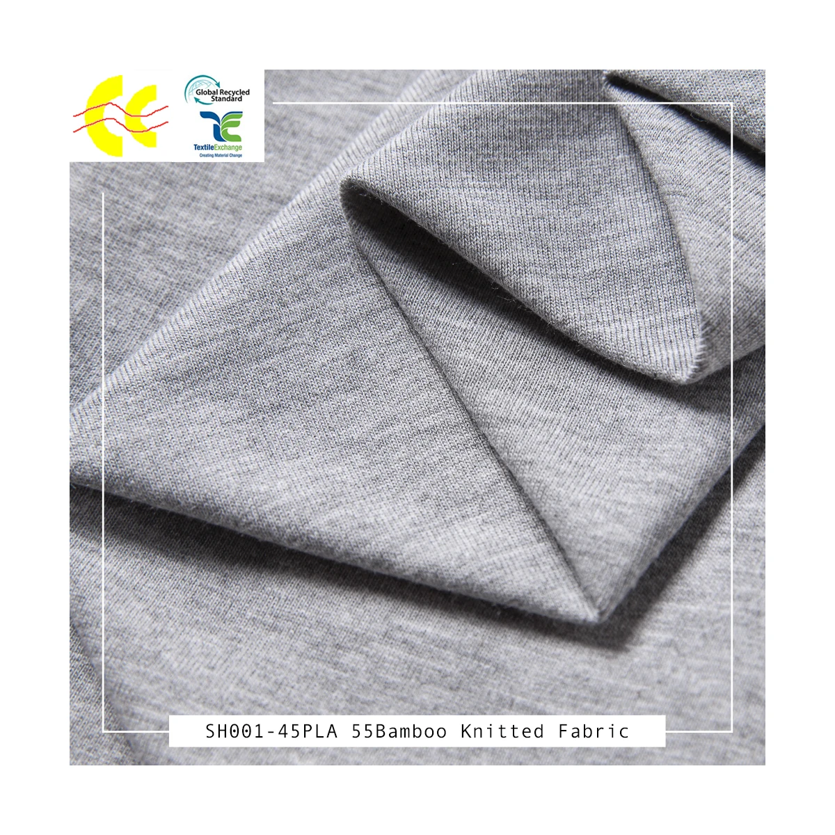 Factory price PLA bamboo mixed knitted fabric wholesale pla fabric bamboo fabrics