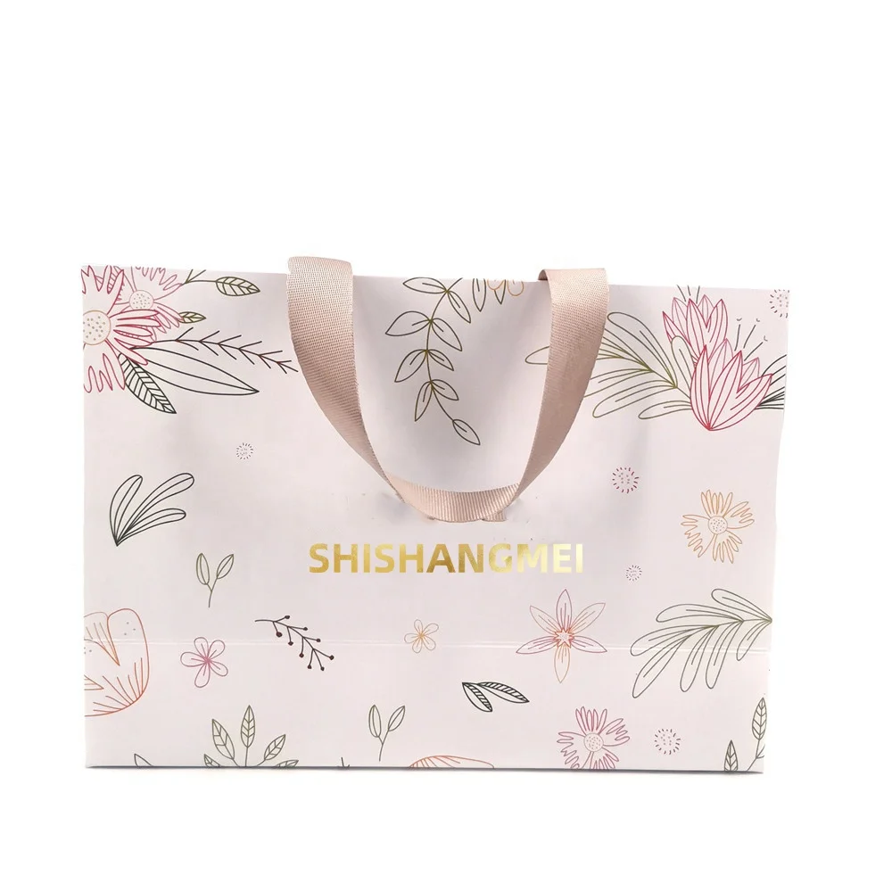 Customized logo foldable reusable lip gloss shapewear swimwear craft bundles shopping bags for packaging clothes