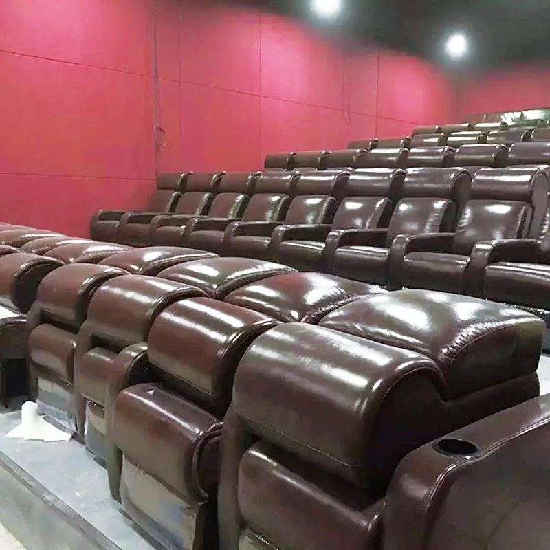 Роскошные коммерческие кожаные сиденья для театра кресла кино Vip кресло кинозала кинотеатра