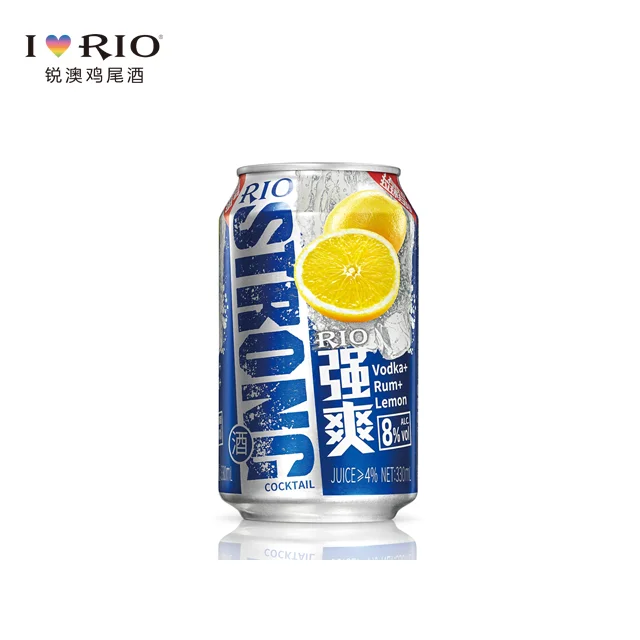 
24 консервированных коктейля с лимоном и ромом и водкой, 8% Том, 330 мл 