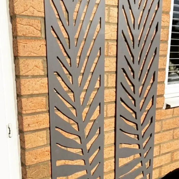 Factory Custom Luxury decorative laser cut Display metal screen partition room divider screen